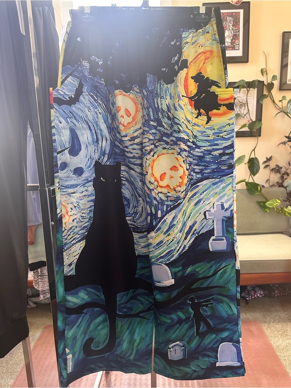 ⭐️ Halloween med scrub pants w/pockets